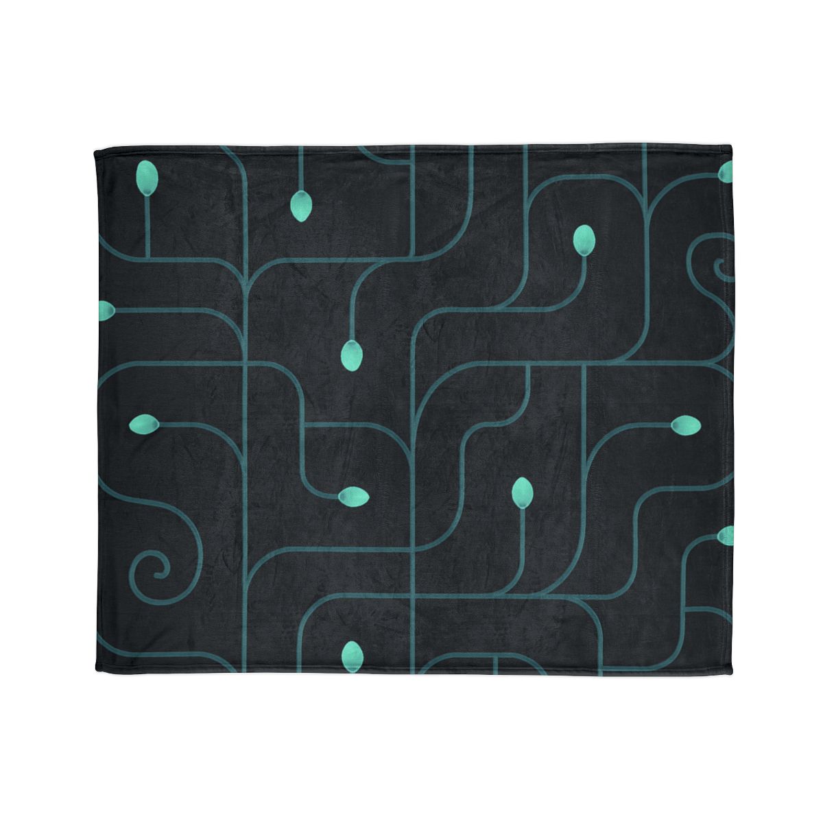 Vine Circuit Lattice custom blankets
