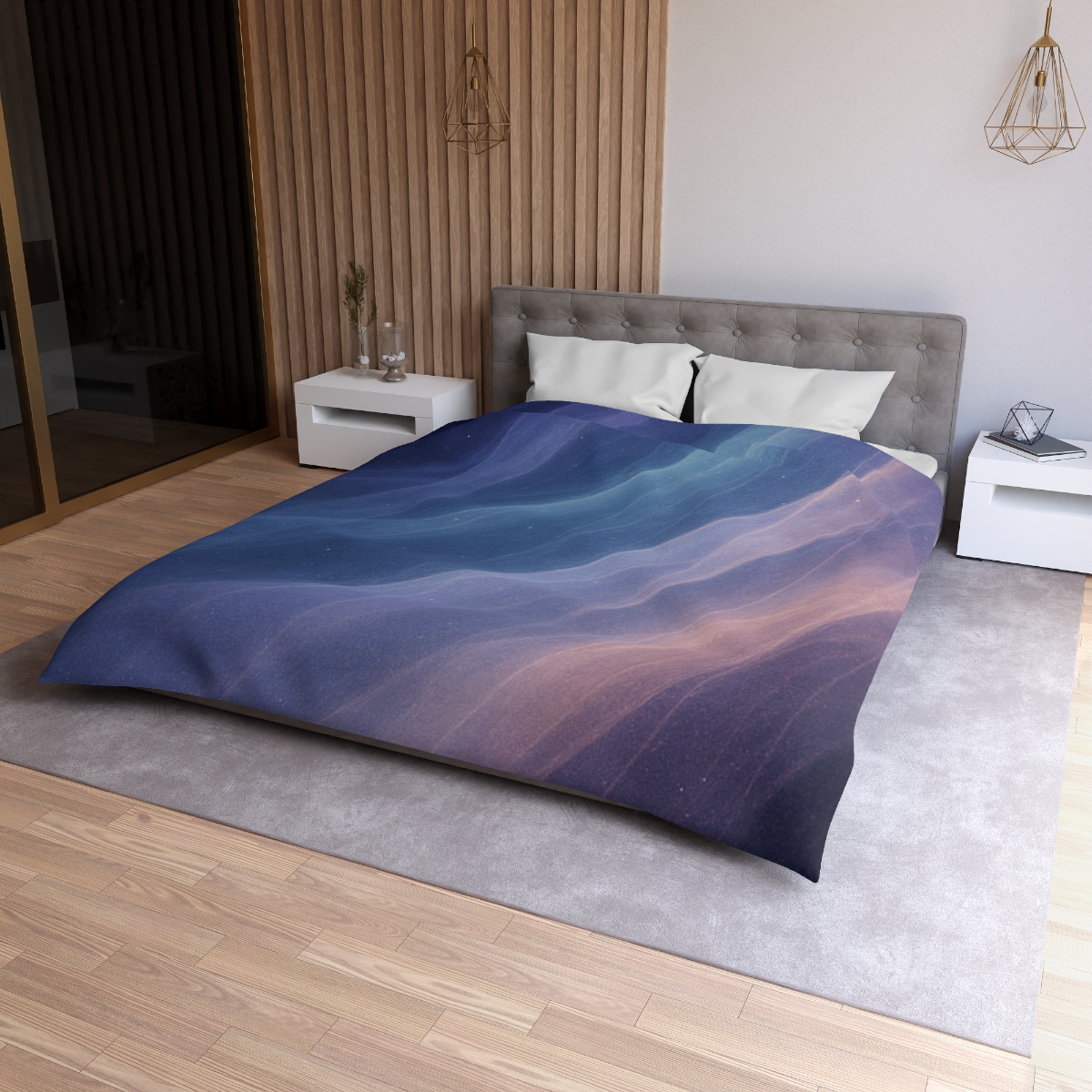 Prismatic Ion Veil Tapestry duvets for gifts