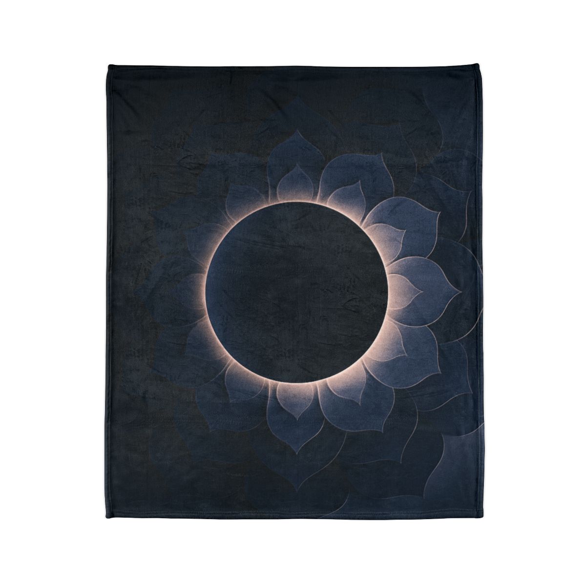 Petal Eclipse Rosette custom blankets