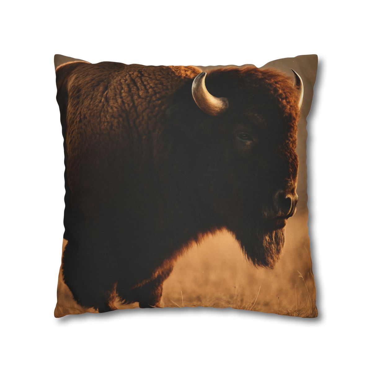 Prairie Thunder Bison soft cotton pillow cases