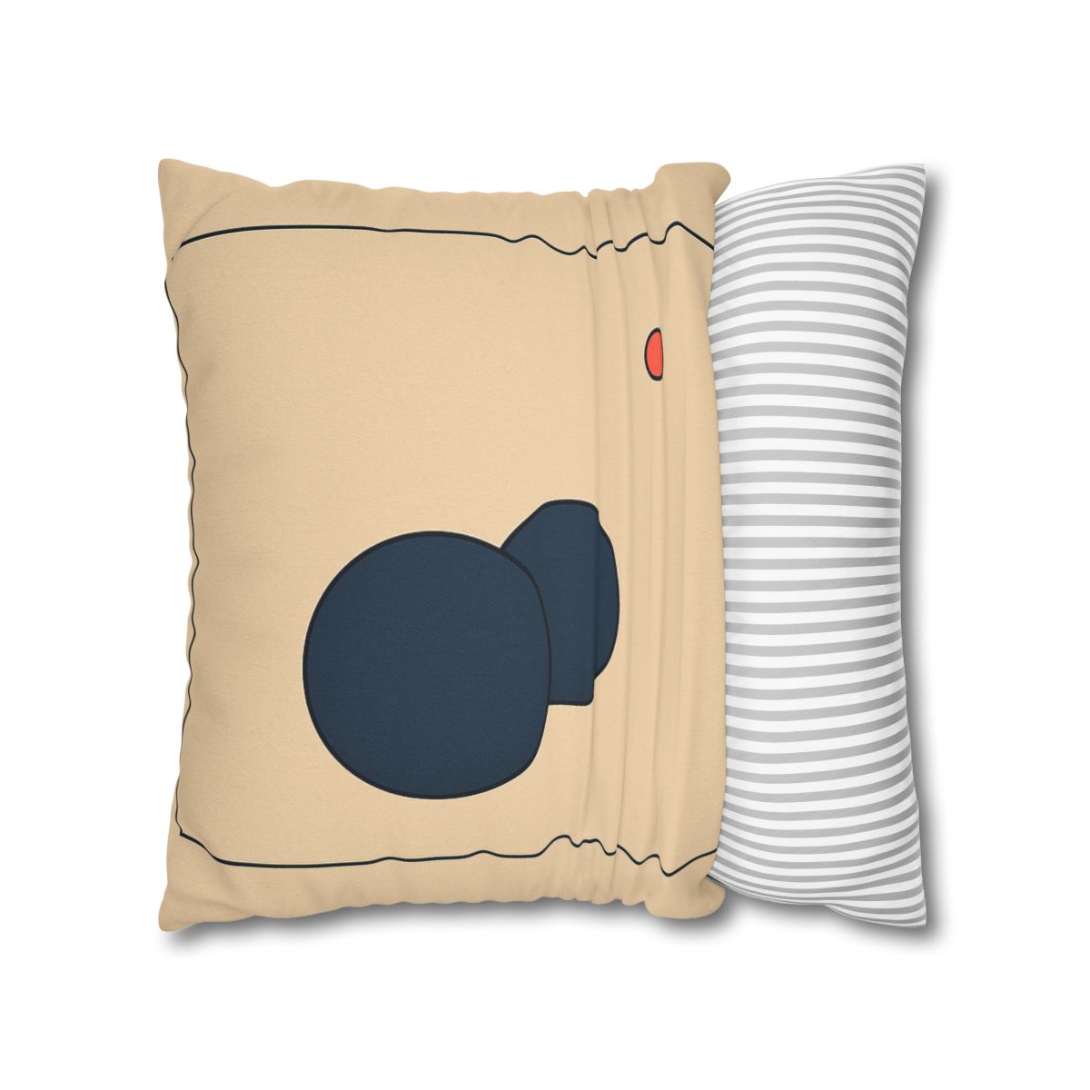 Offset Frame With Two Quiet Discs stylish decorative pillowcases