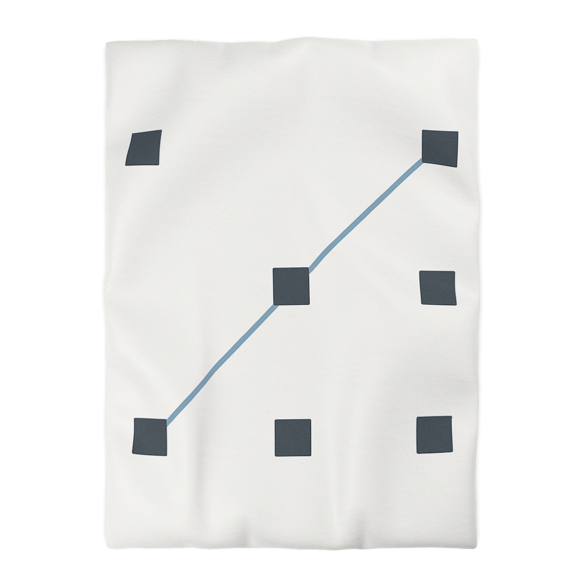 Diagonal Star Path Grid stylish duvet covers