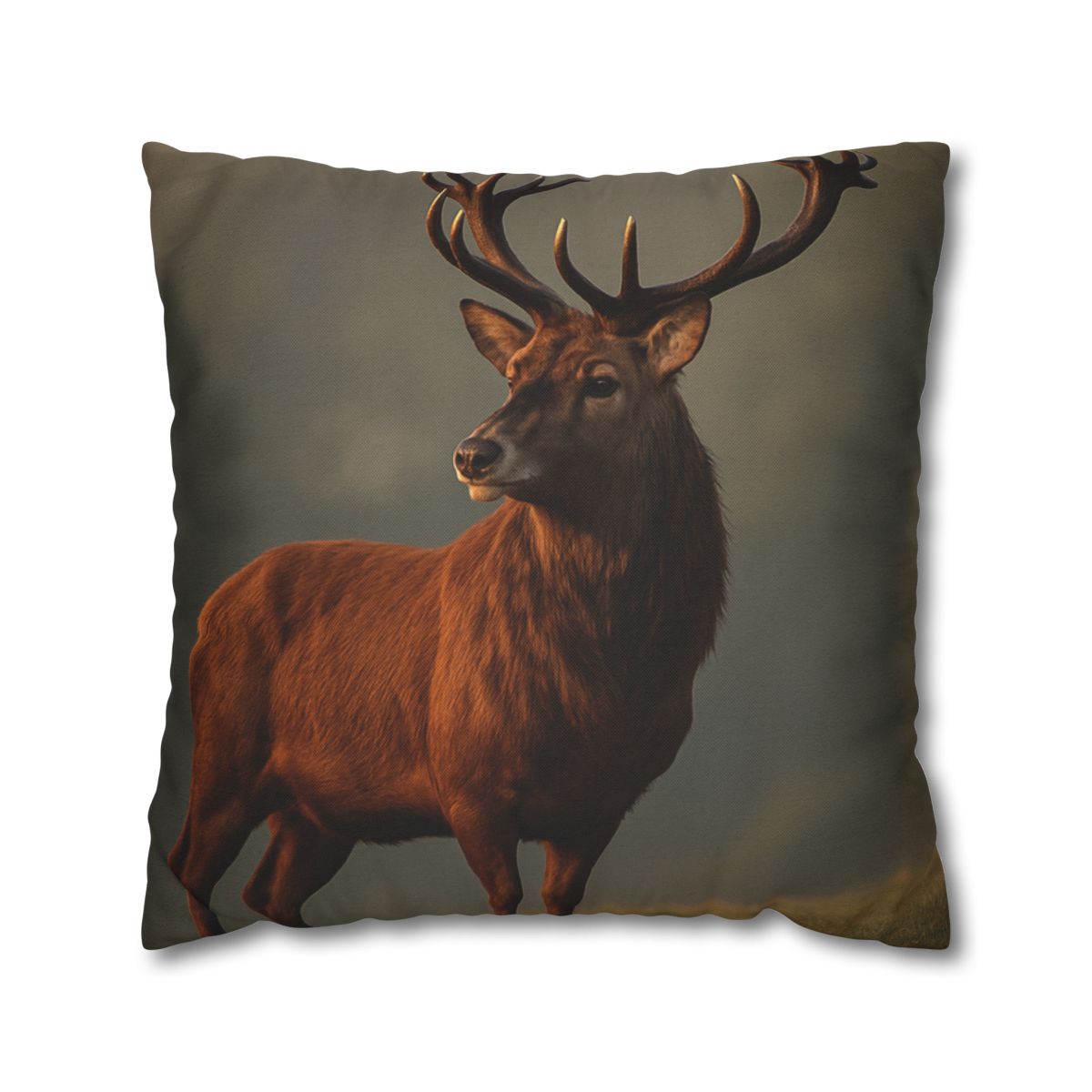 Red Deer Dawn Majesty designer print pillow cases