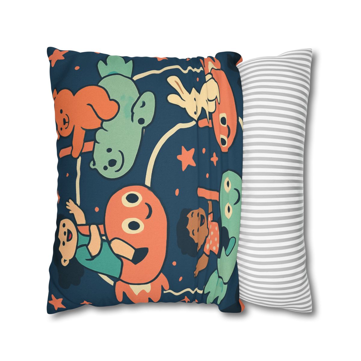Comet Carousel Park designer print pillow cases