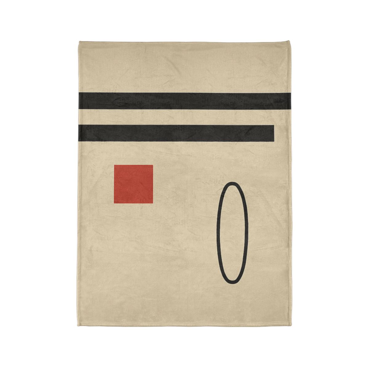 Aligned Posts With Floating Oval designer printed blankets