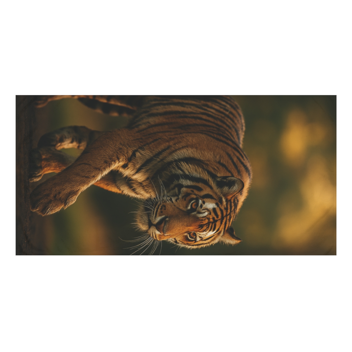 Forest Stalker Bengal Tiger custom towels