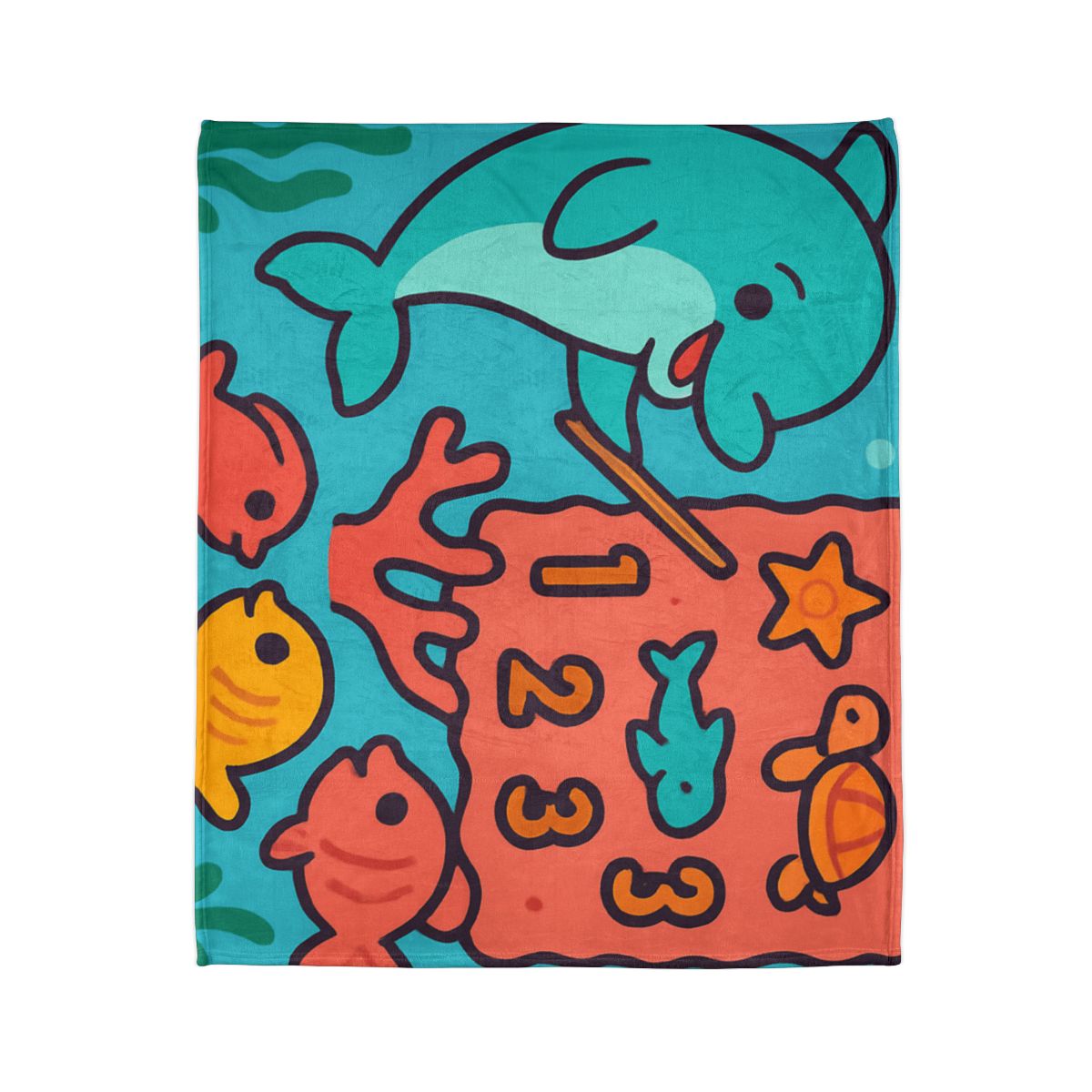 Cosmic Coral Reef Classroom unique gift blanketscustom blankets