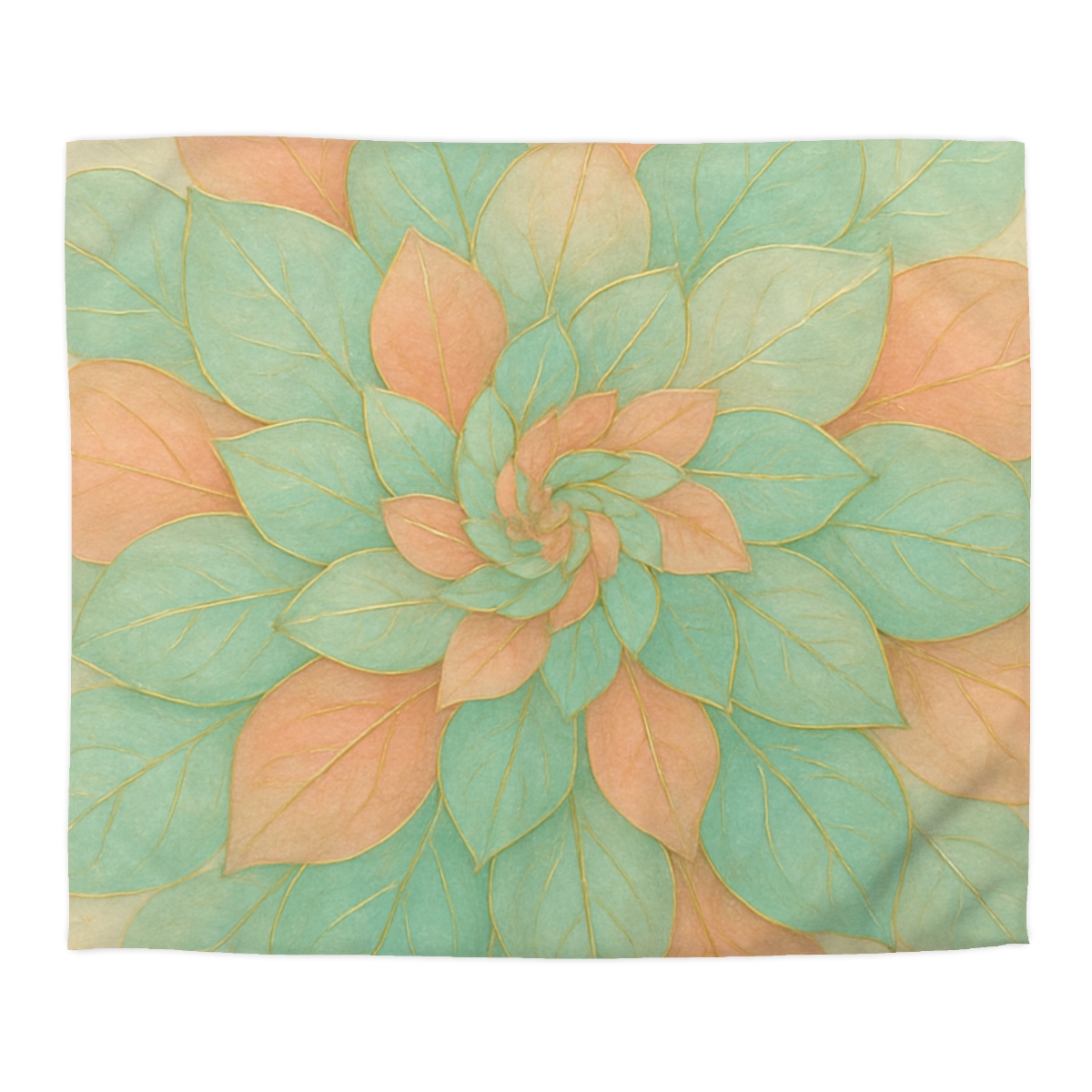 Petal Spiral Mosaic soft comforter duvets