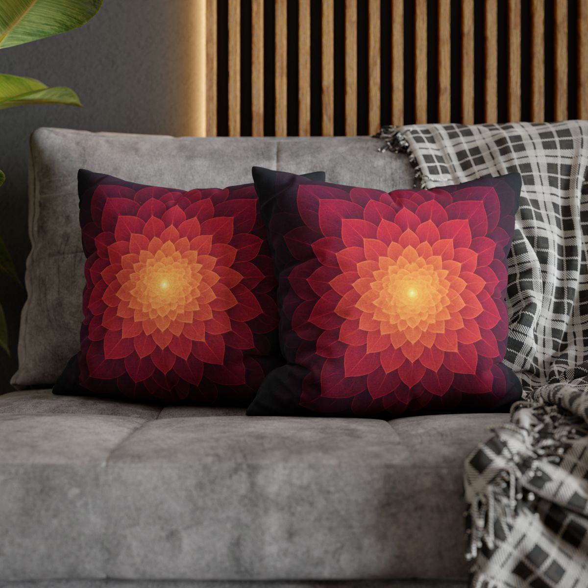Petal Kaleidoscope Array unique gift pillow cases