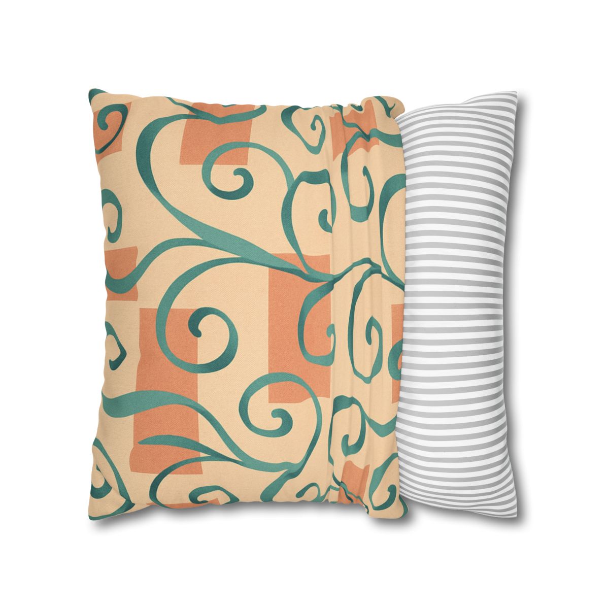 Tendril Ribbon Grid comfortable bedding pillow covers