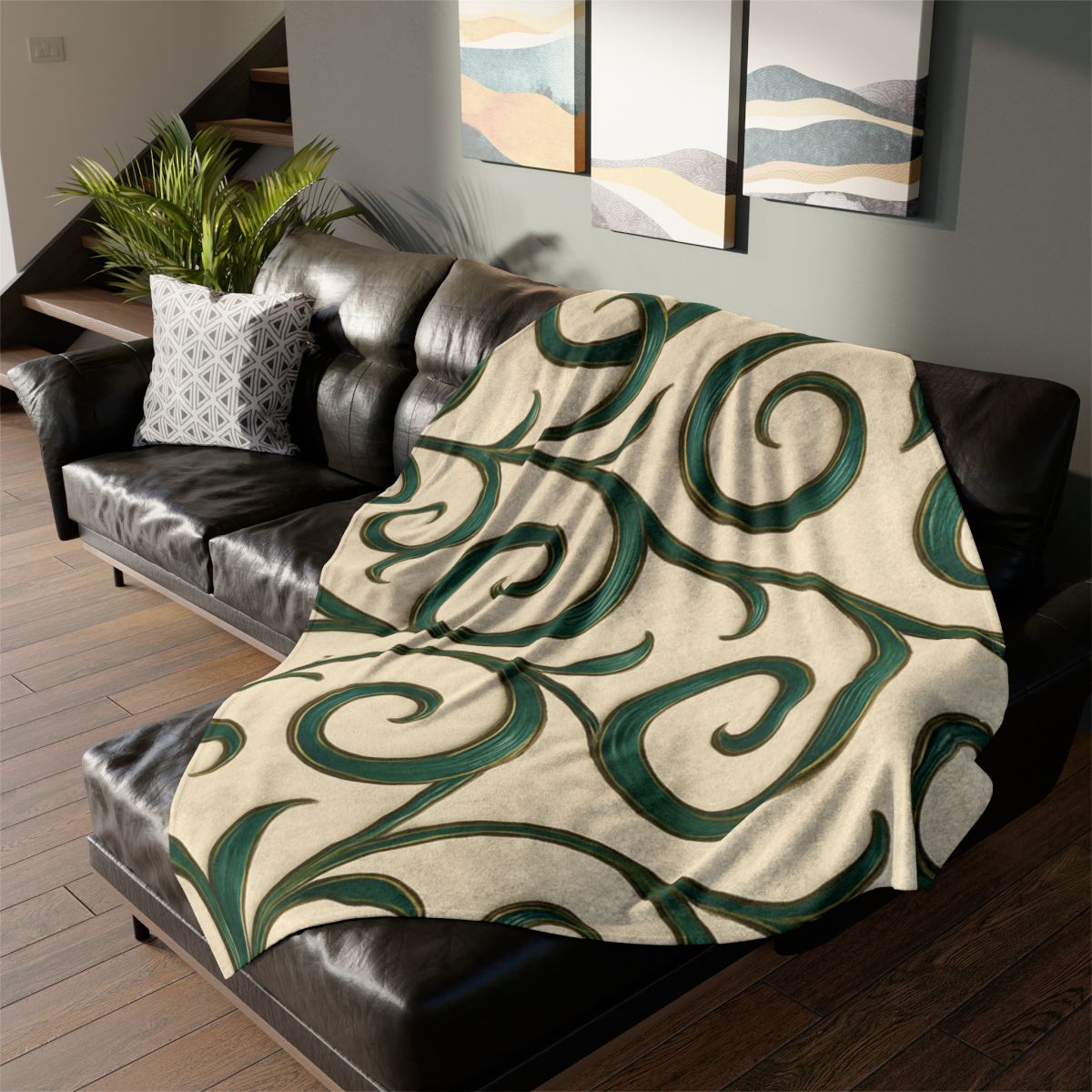 Vine Curl Ribbon Matrix decorative home blankets