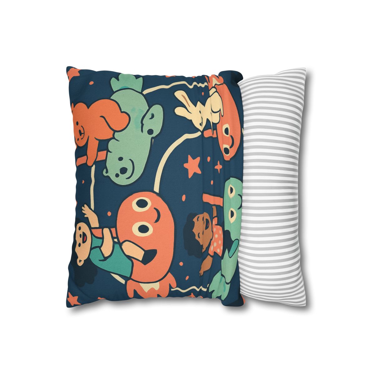 Comet Carousel Park designer print pillow cases