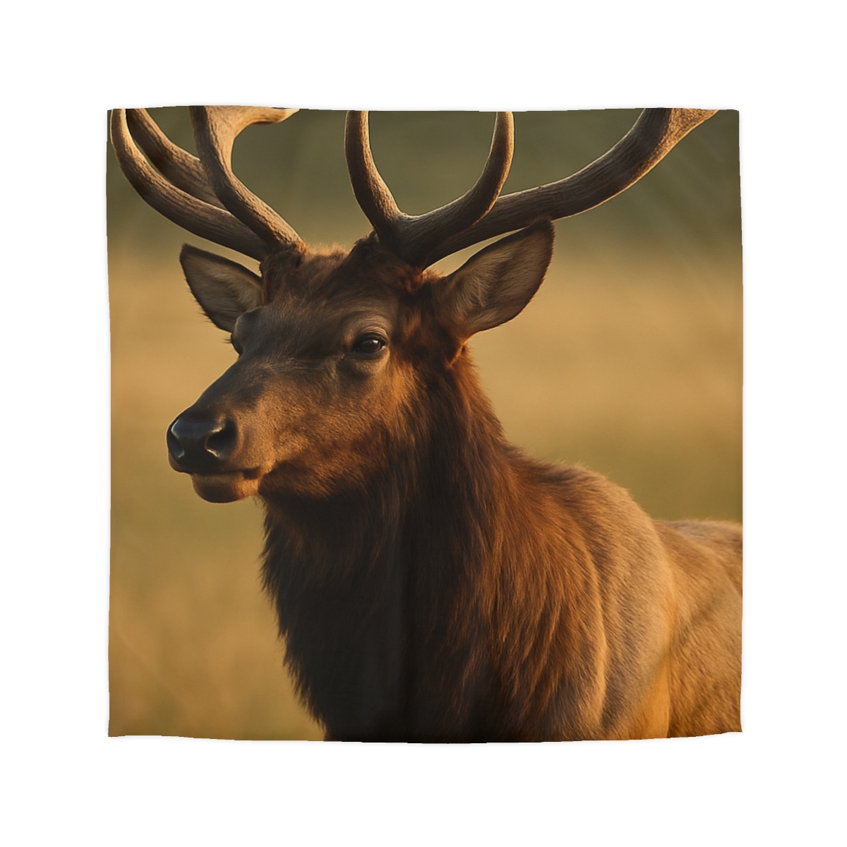 Antler Crown Mountain Elk soft comforter duvets