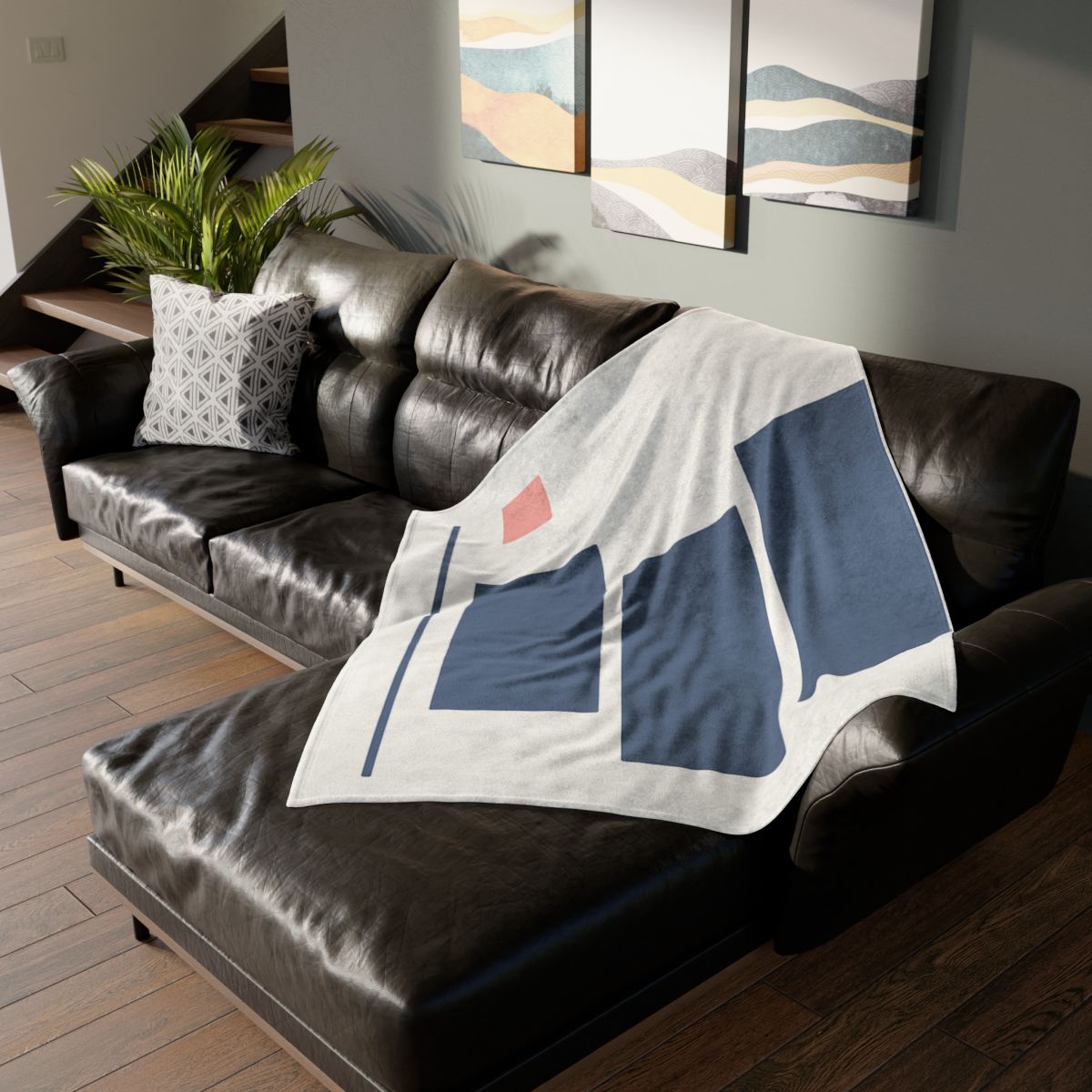 Balanced Rectangle Drift decorative home blankets