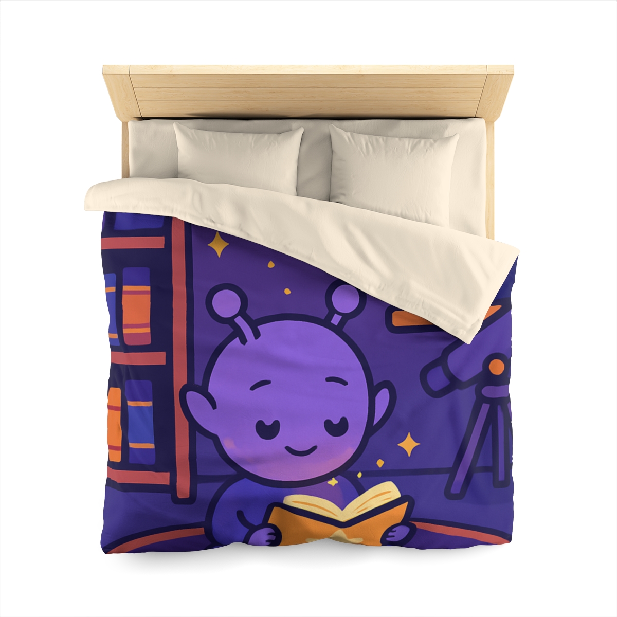 Library Of Floating Star Books personalized bedding duvets