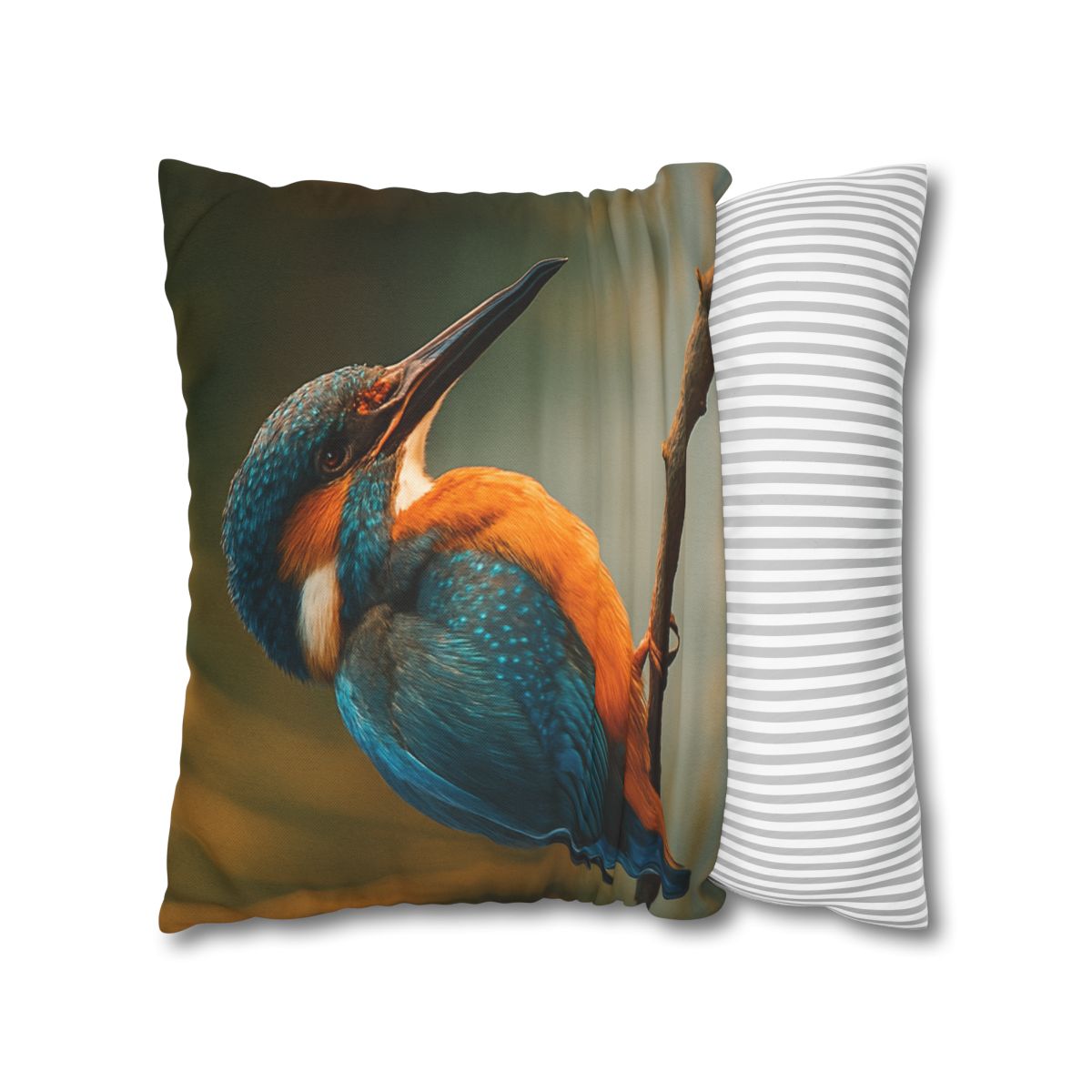 Aurora Splash Common Kingfisher comfortable bedding pillow covers