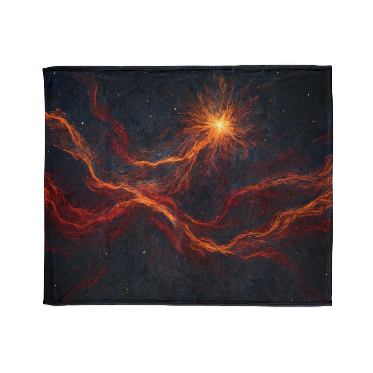 Ember Filament Bloom designer printed blankets