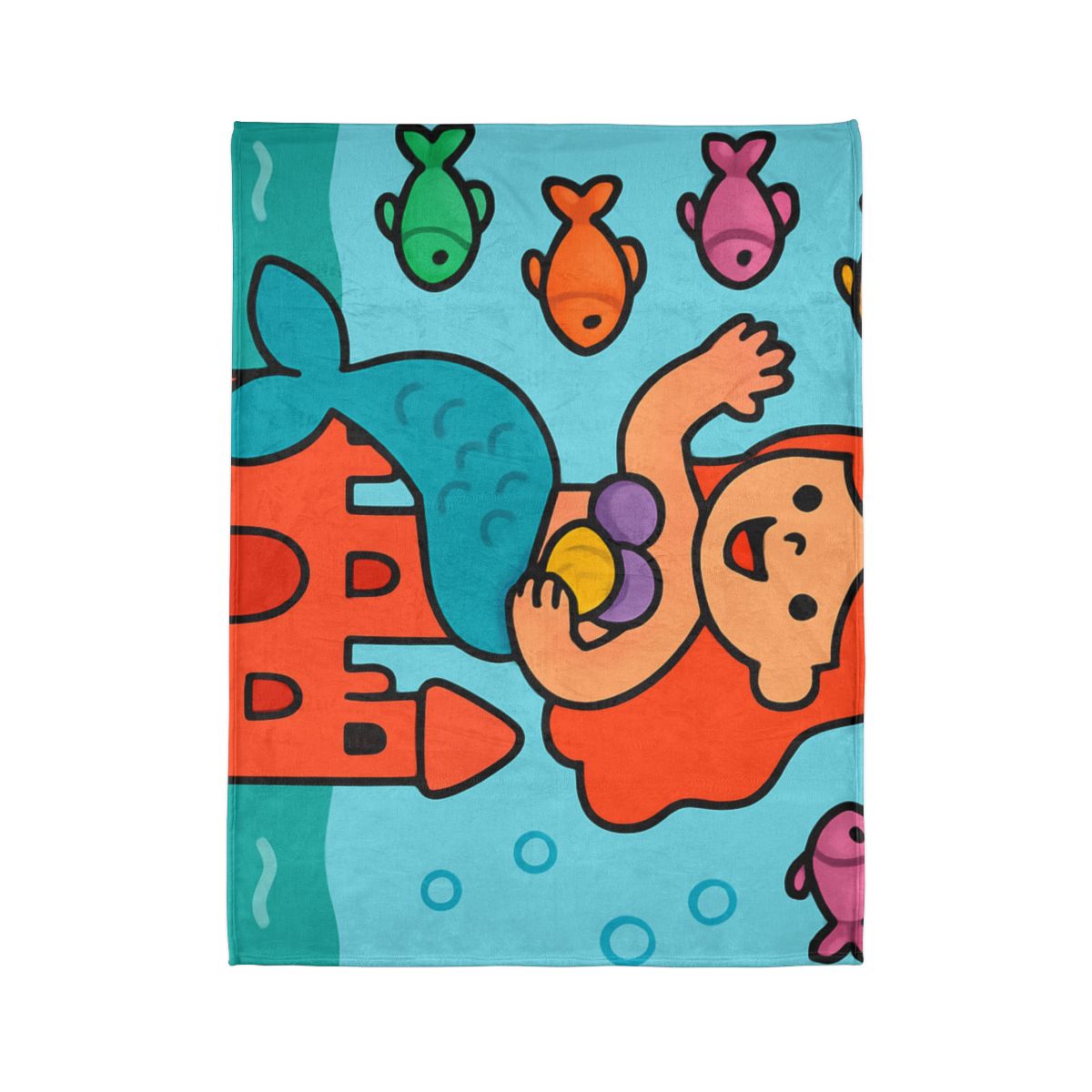 Coral Castle Mermaid warm winter blankets