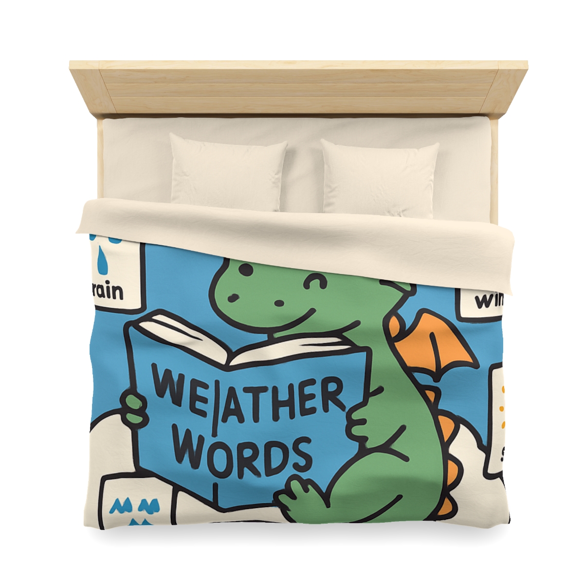 Cloud Library Dragon custom duvets