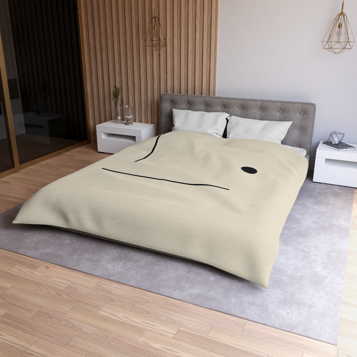 Triad Line And Dot Alignment duvets for gifts