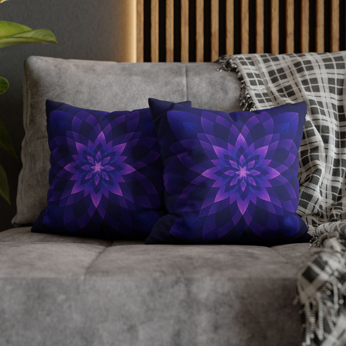 Petal Prism Overlap trendy patterned pillow cases