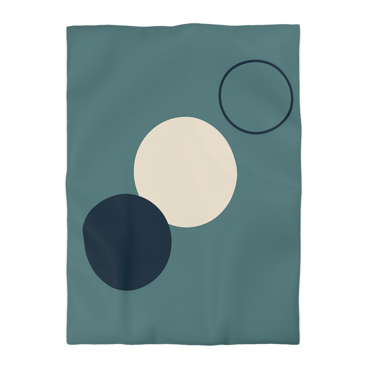 Staggered Trio Of Circles Harmony custom duvets