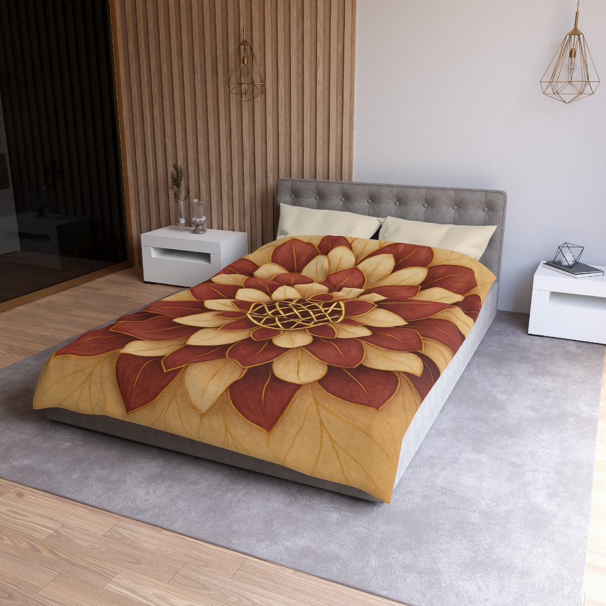 Petal Orbit Lattice trendy bedroom duvets