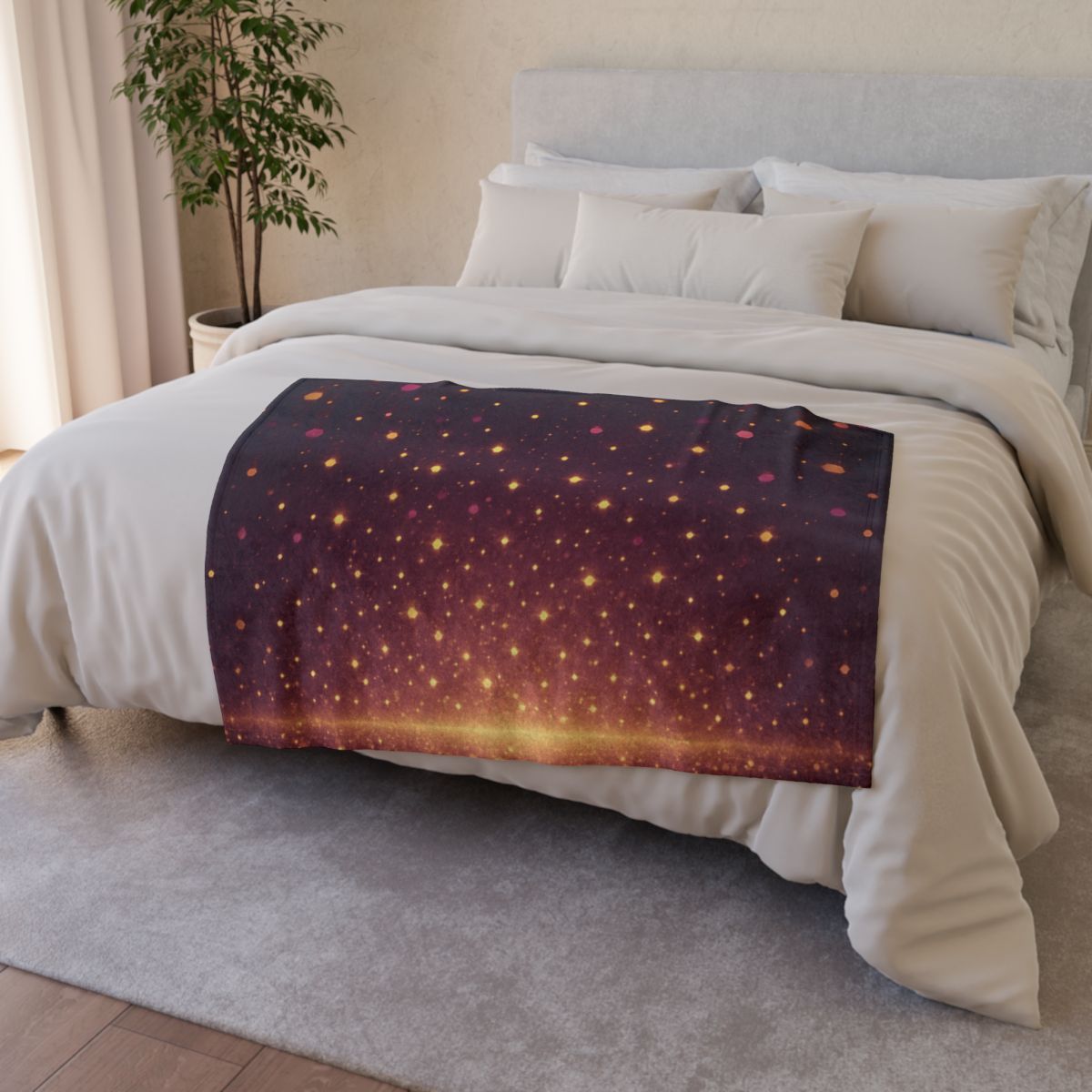 Photon Rain Mosaic warm winter blankets
