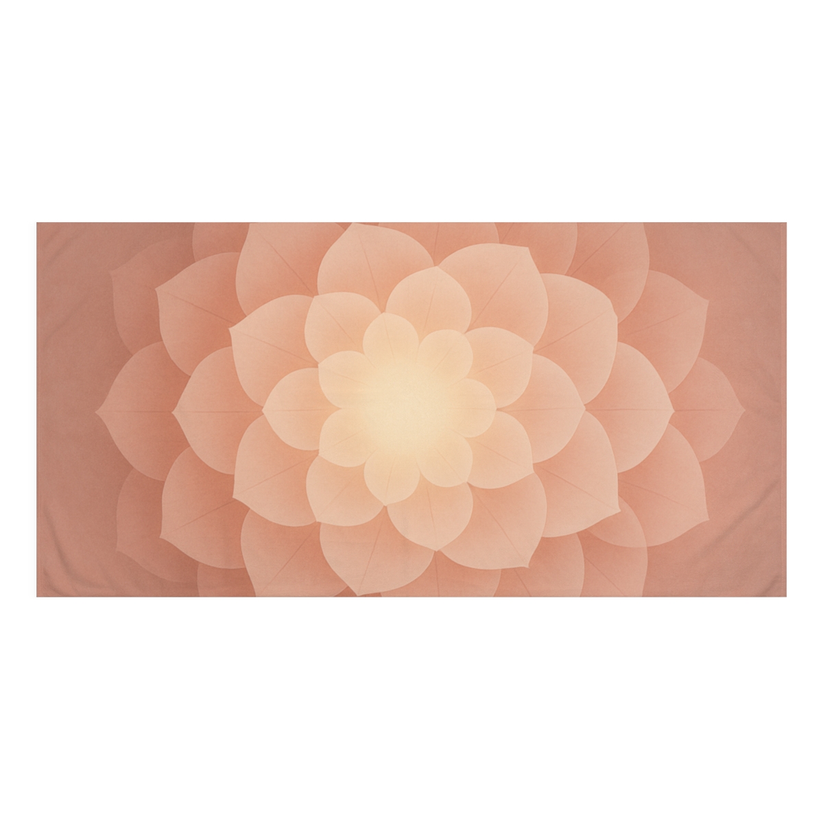 Petal Orbit Mandala decorative home towelscustom towels