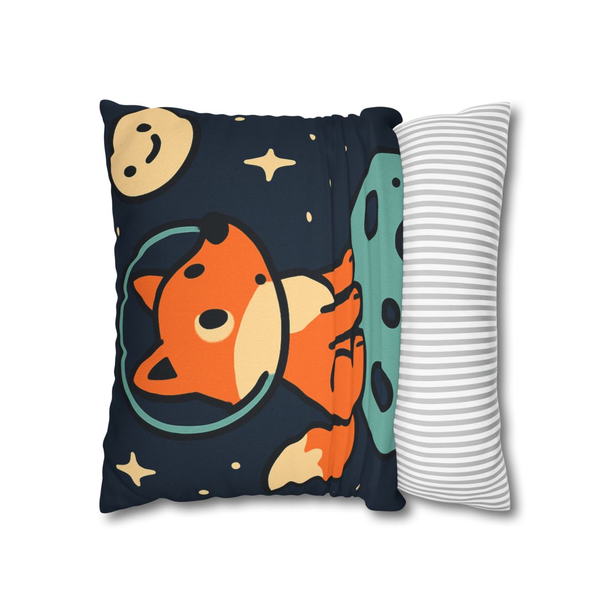 Starlight Explorer Fox unique gift pillow cases