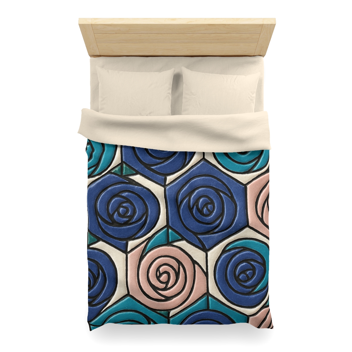 Bud Spiral Mosaic Tiles trendy bedroom duvets