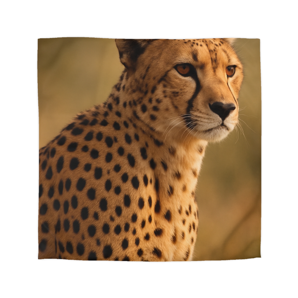 Amber Gaze Cheetah warm winter duvets
