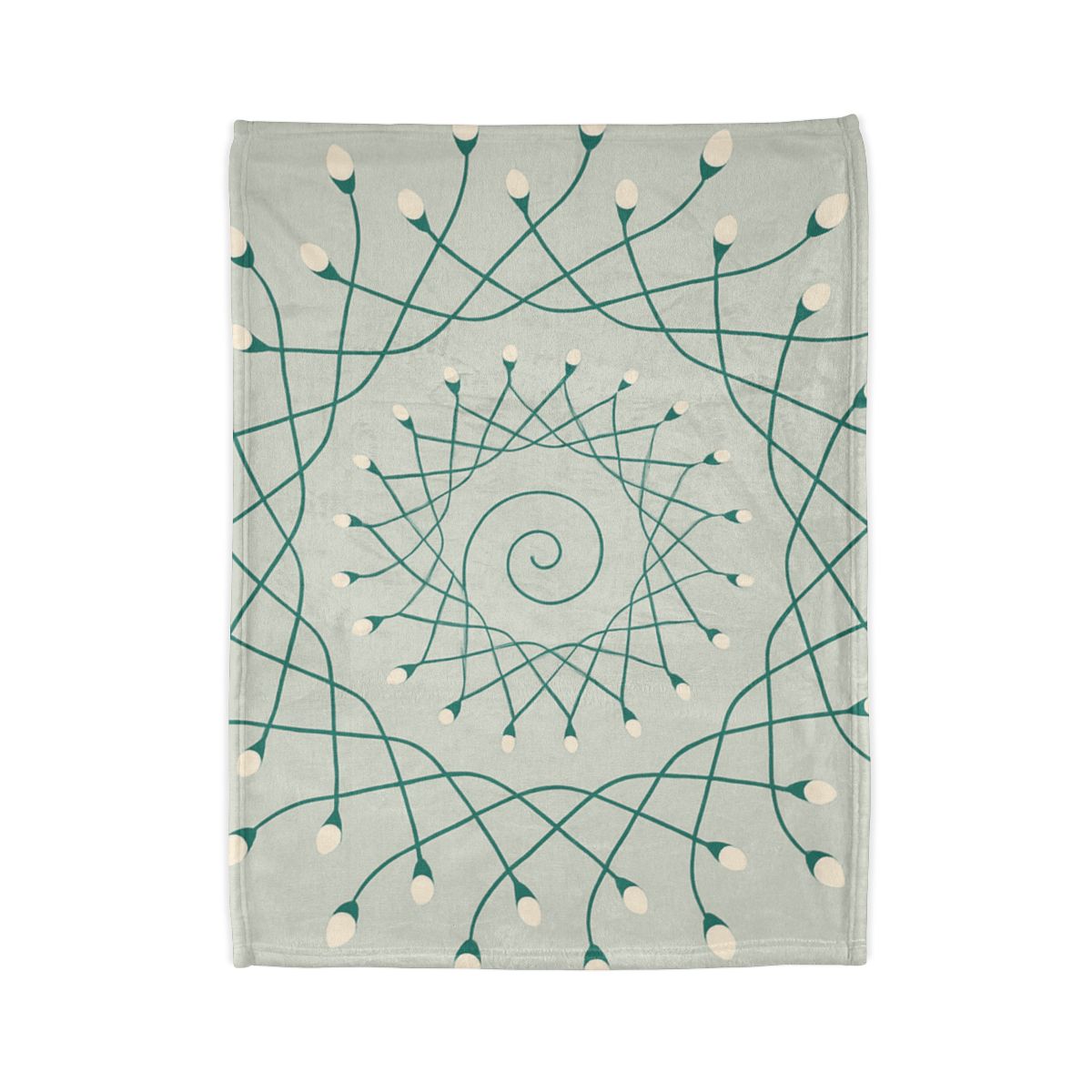 Spiral Sprout Lattice stylish throw blankets