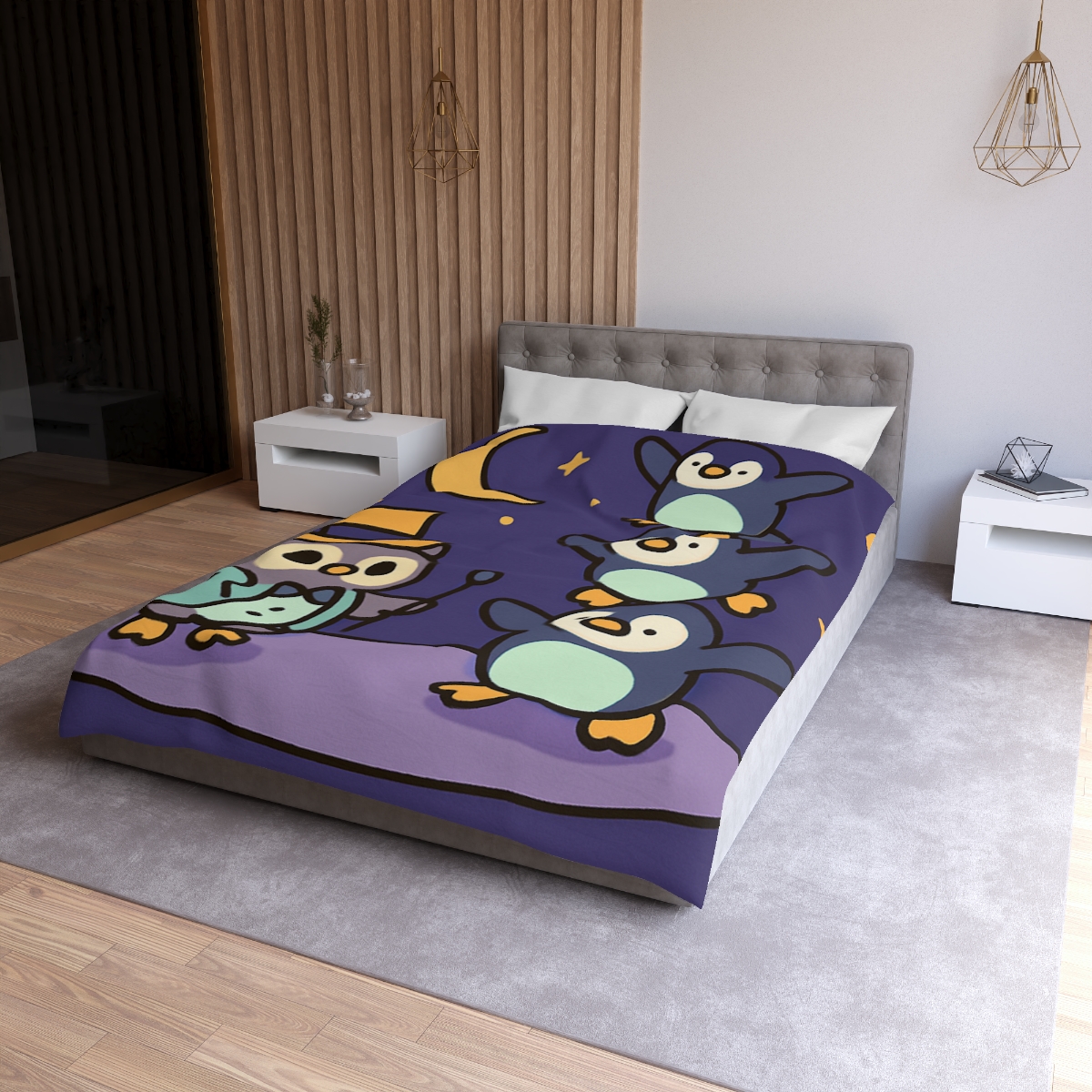 Moonlight Feather Circus stylish duvet covers