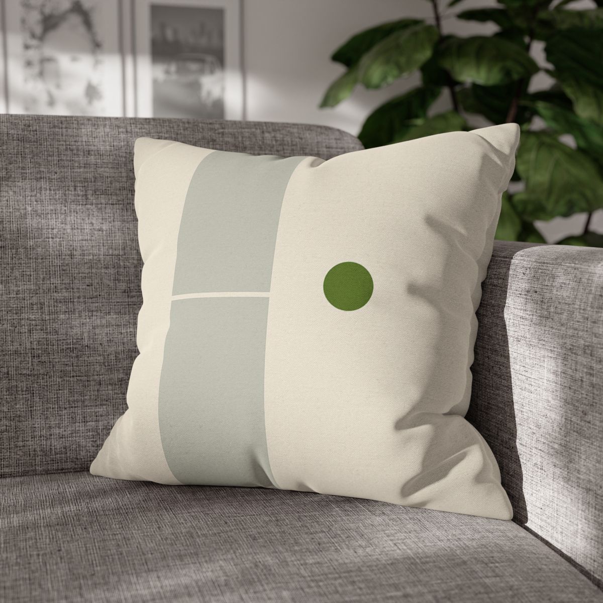 Split Column With Floating Dot soft cotton pillow cases