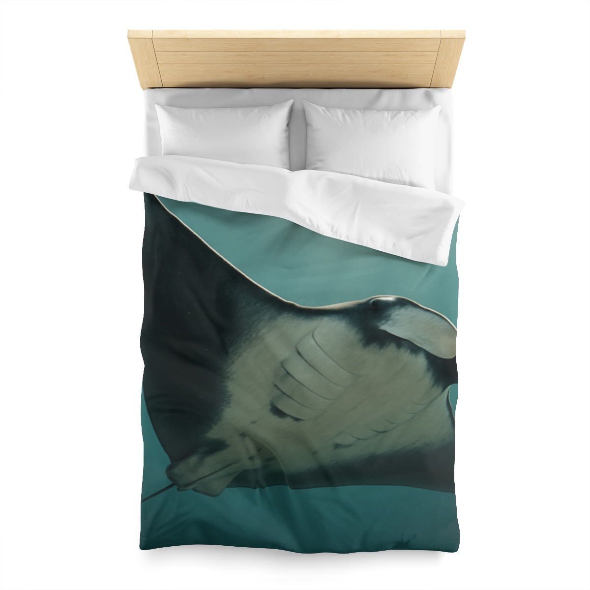 Silent Glide Giant Manta Ray custom duvets