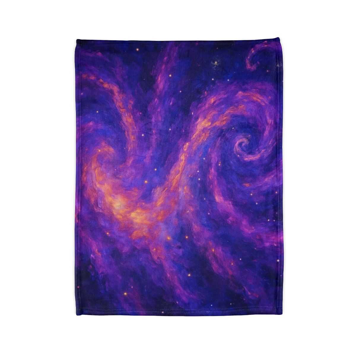 Spectral Nebula Cascade stylish throw blankets