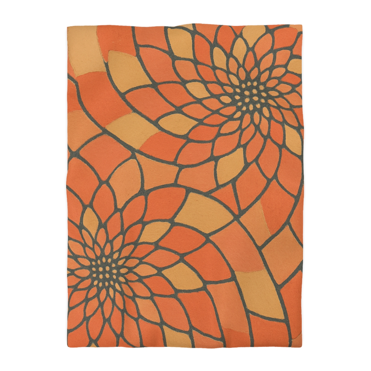 Petal Spiral Matrix custom duvets