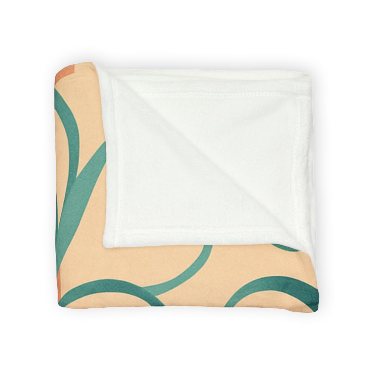 Tendril Ribbon Grid designer printed blankets