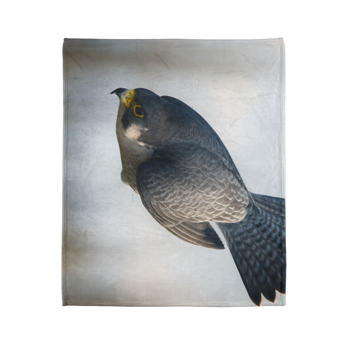 Comet Dive Peregrine Falcon soft fleece blankets