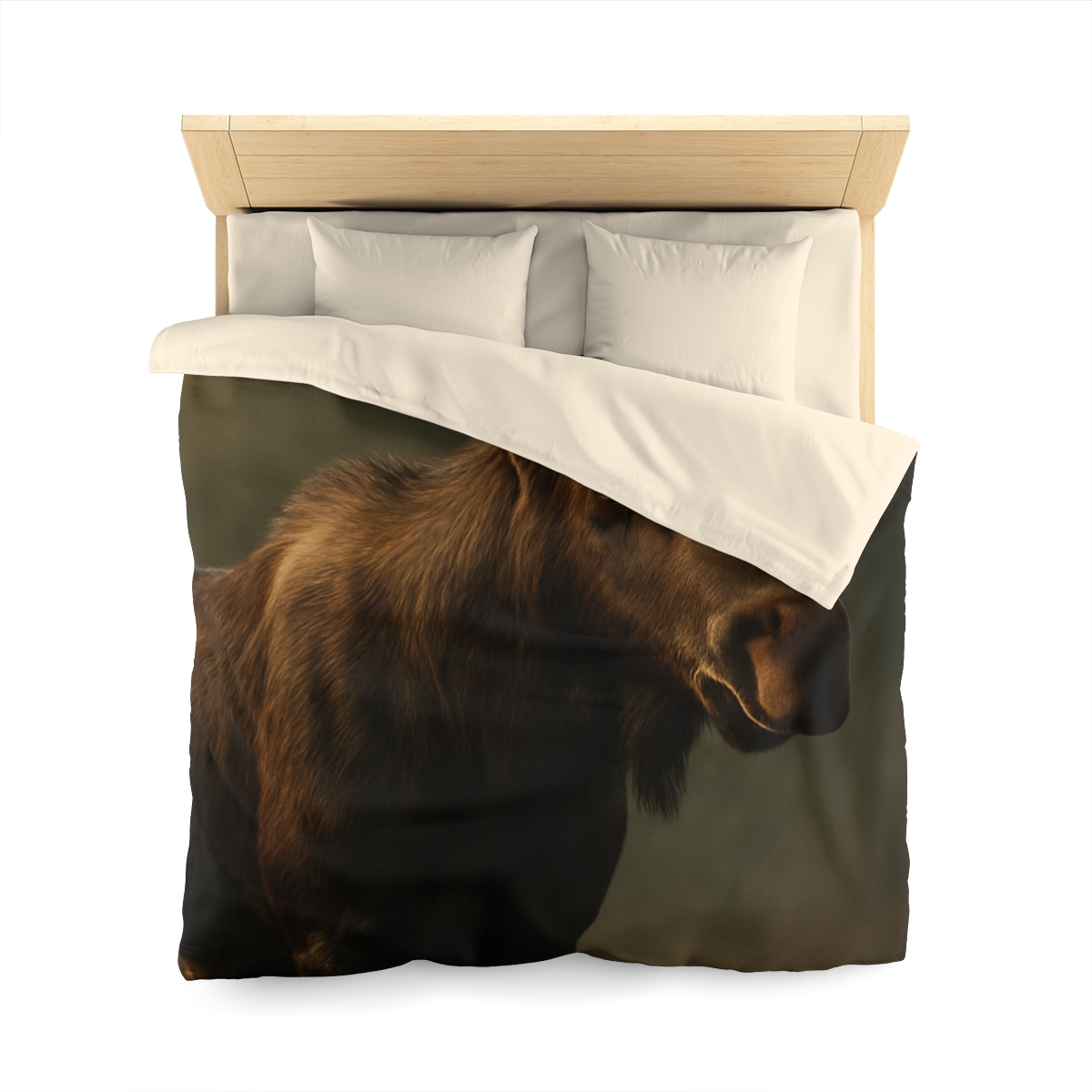 Starlit Crown Moose designer printed duvets