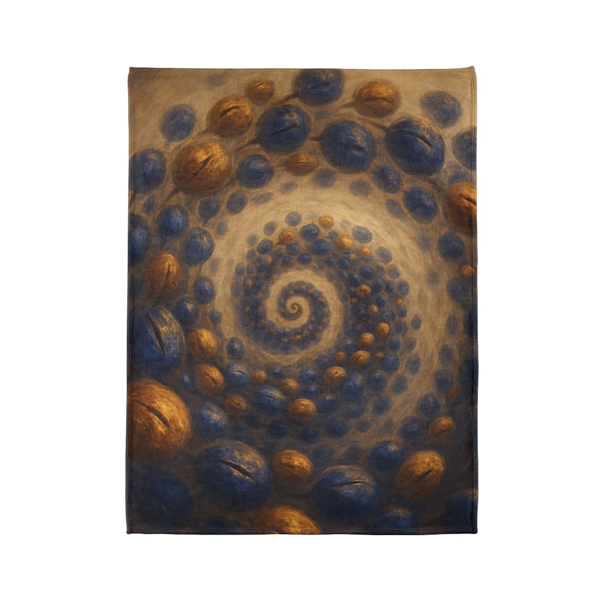 Spiral Seed Cluster decorative home blankets