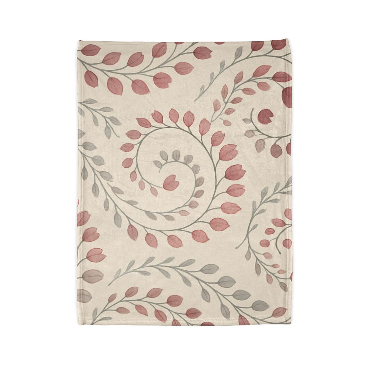 Bud Spiral Cascade soft fleece blankets