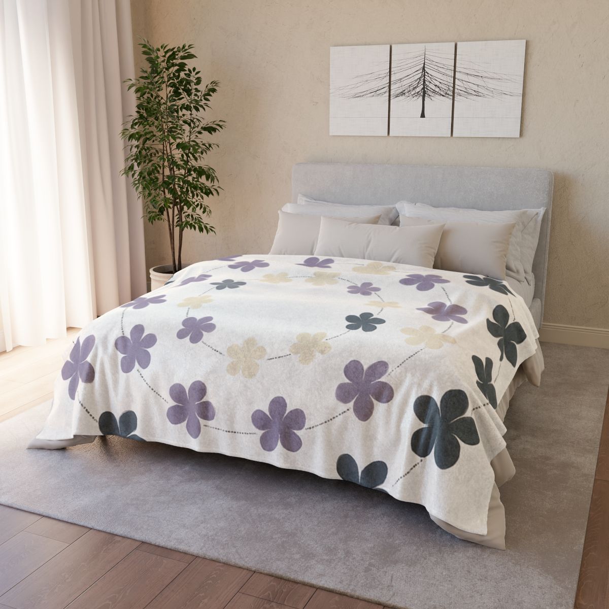 Bloom Halo Orbit personalized cozy blankets