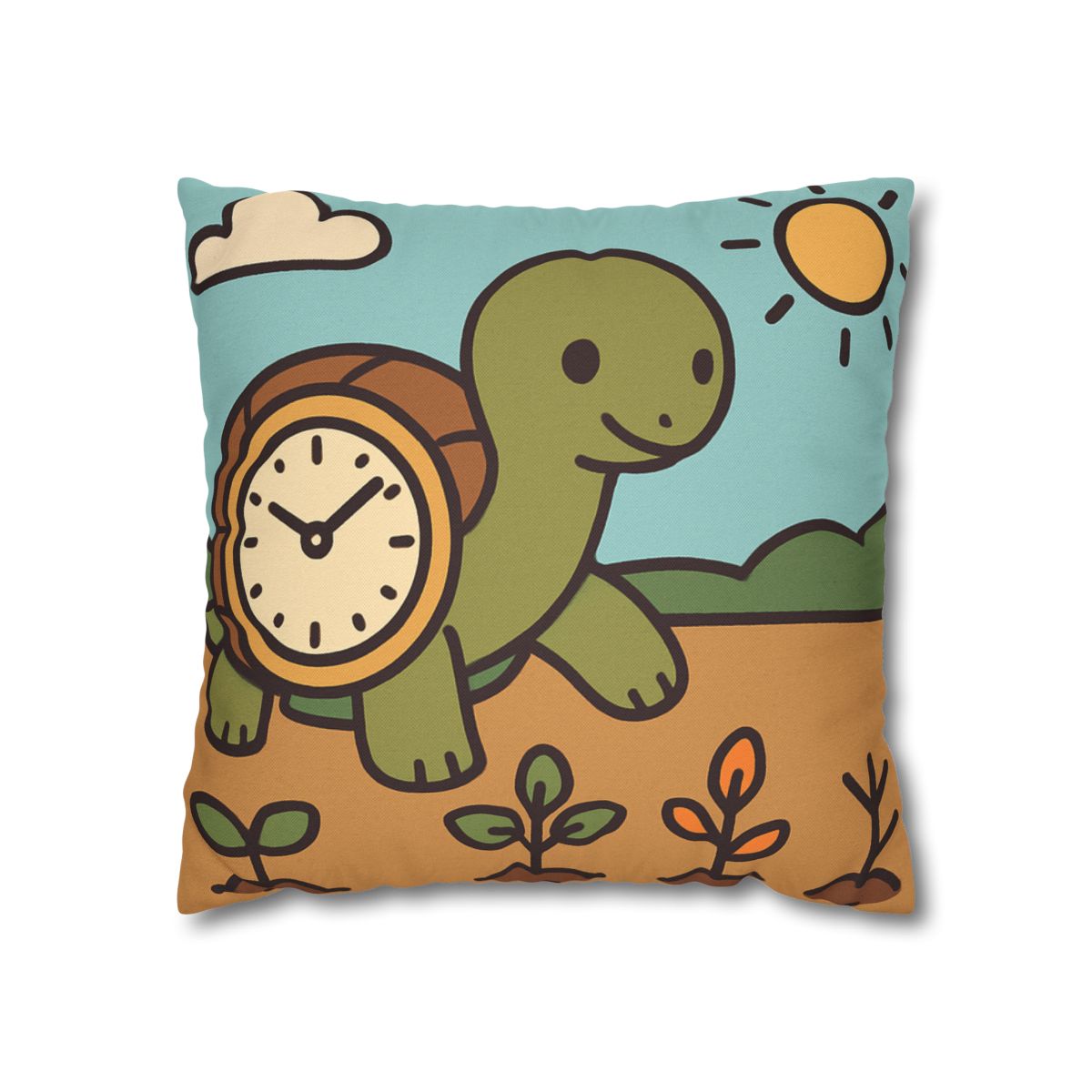 Time Travel Turtle Garden unique gift pillow cases