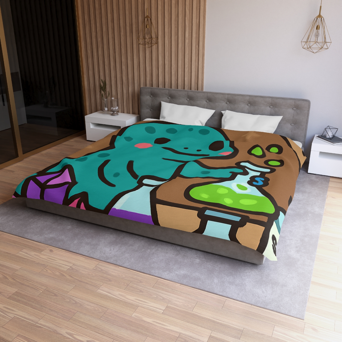 Crystal Cave Salamander Science Lab duvets for gifts