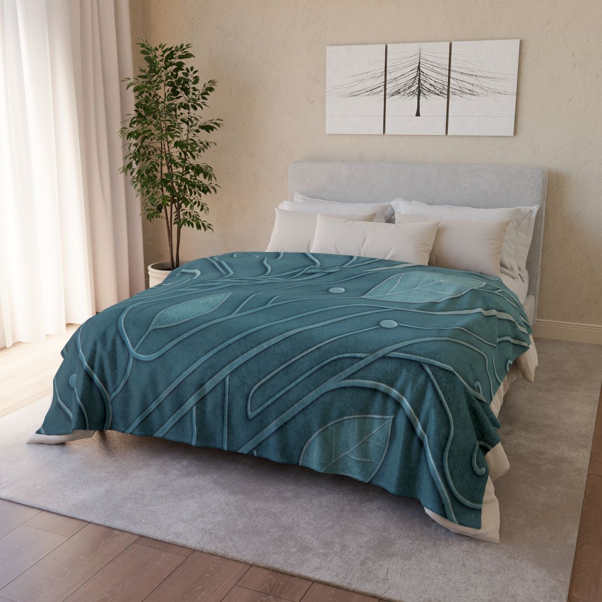 Vine Circuit Filigree warm winter blankets