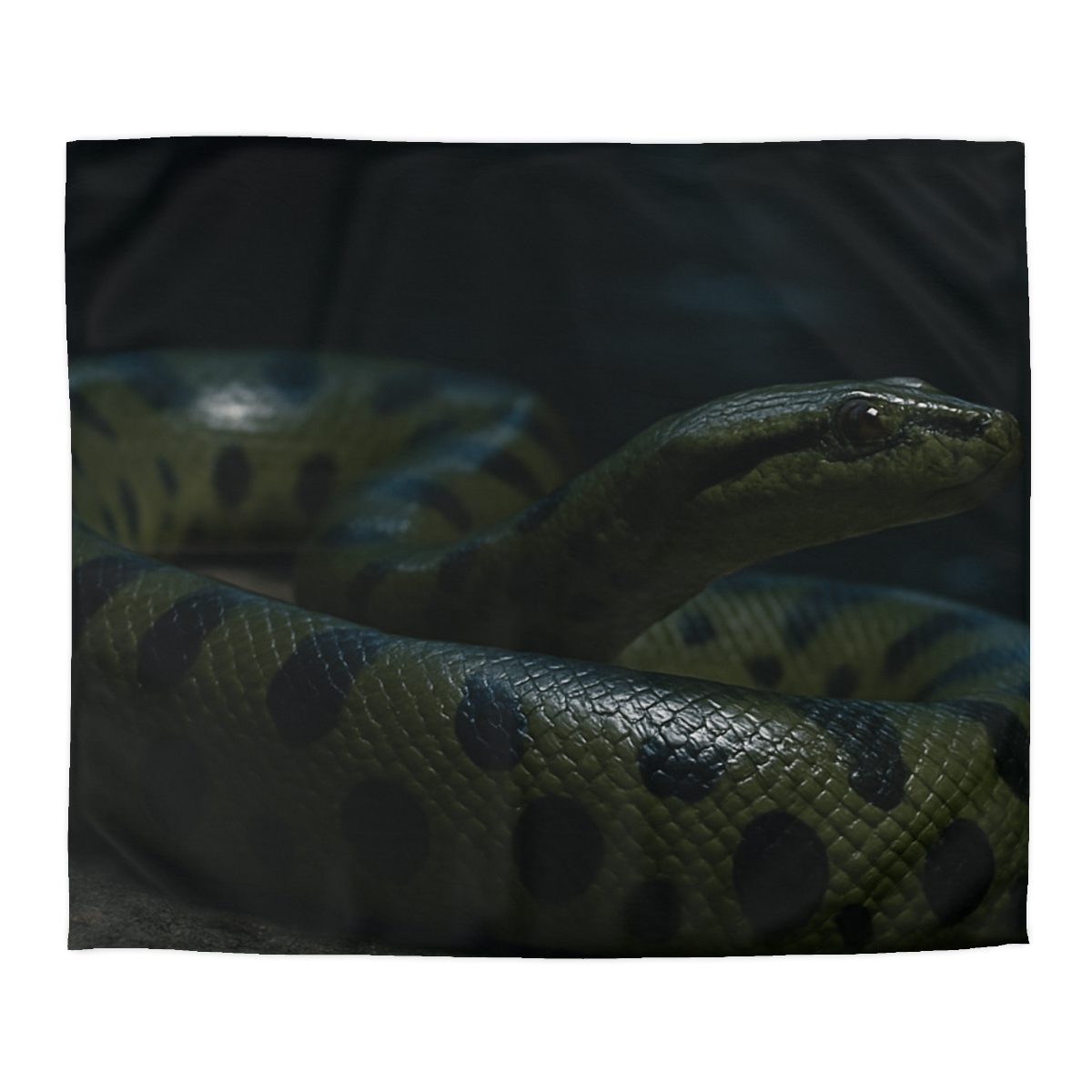 Moonlit Coil Green Anaconda trendy bedroom duvets