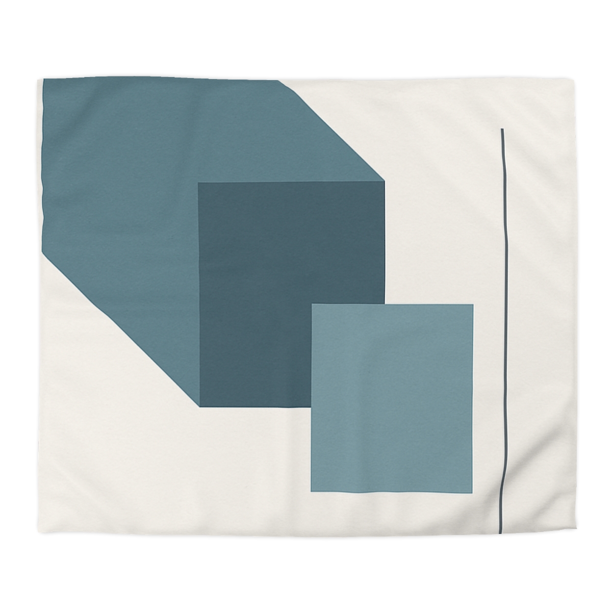 Stepped Rectangle Orbits personalized bedding duvets