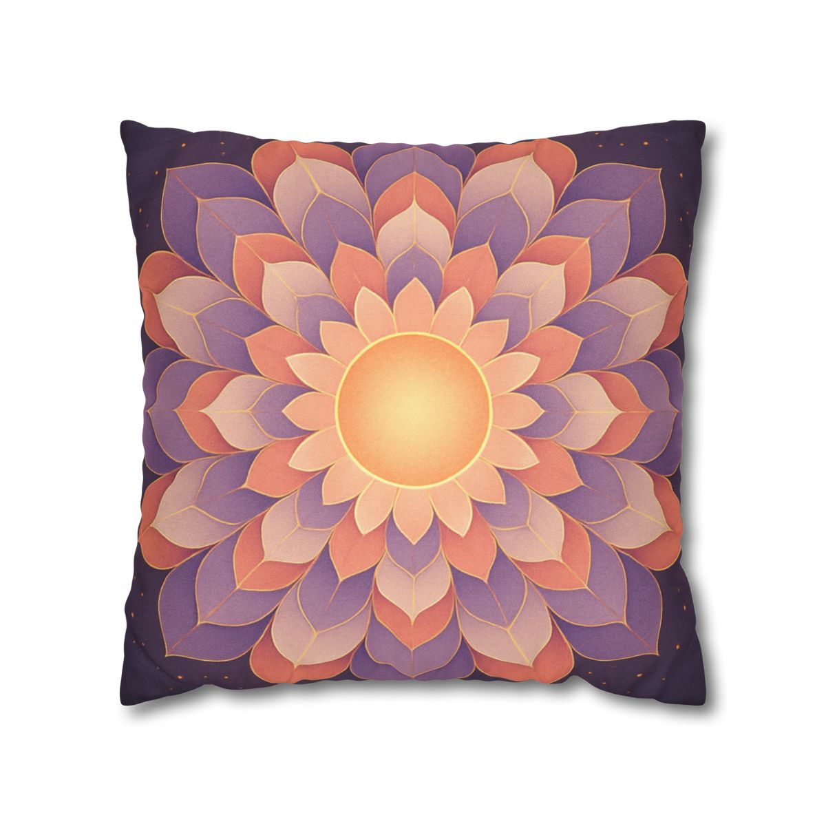 Petal Halo Mandala Drift unique gift pillow cases